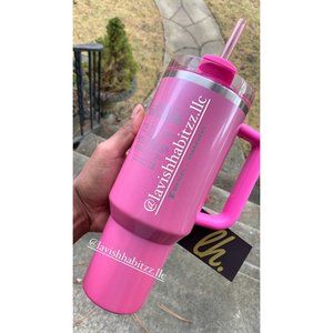 Stanley x Starbucks Winter Pink Quencher H2.0 Flowstate Tumbler 40oz